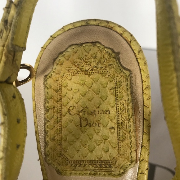 Authentic Christian Dior Slingback Sandals - Picture 5 of 7